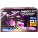 MINECRAFT- DRAGON BREATH ATTACK ENDER FIGURE WITH 10 DISCS JKC13