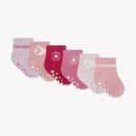 CONVERSE 6-PAIRS INFANT GRIPPER SOCKS NC0305 - Image 2