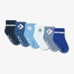 CONVERSE 6-PAIRS INFANT GRIPPER SOCKS NC0305 - Image 2