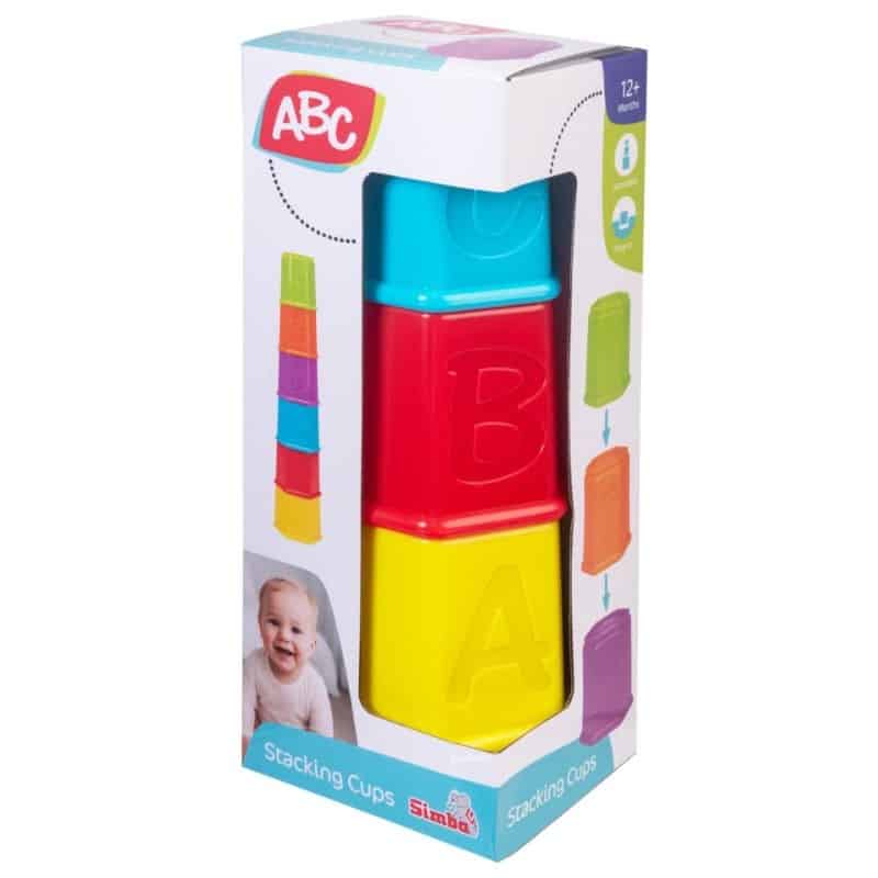 SI104010230.jpg SIMBA ABC STACKING CUPS 104010230 - Image 1