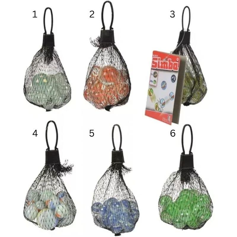 SI107408768.jpg SIMBA GLASS MARBLES IN NET 107408768 - Image 1