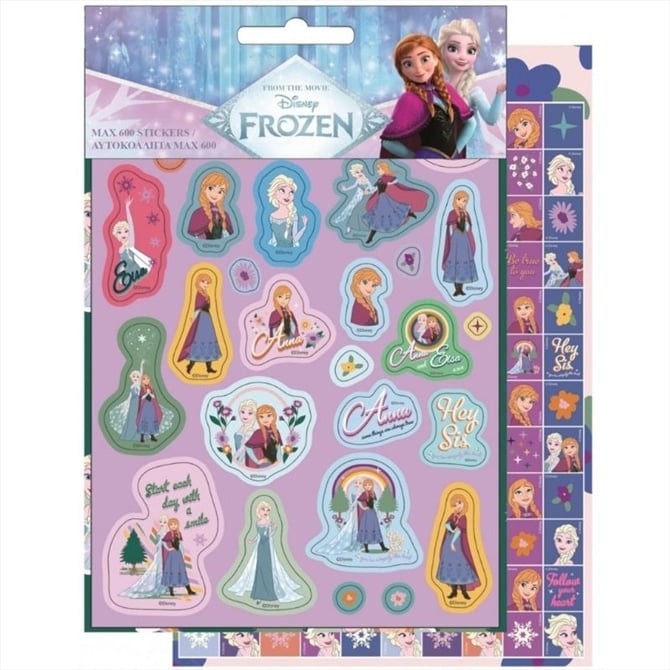 SXO771-80879.jpg GIM MAX 600 STICKERS FROZEN 771-80879 - Image 1
