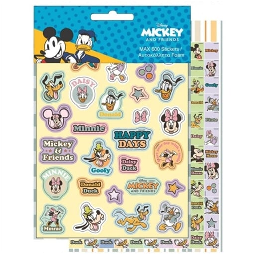 SXO773-00579.jpg GIM MAX 600 STICKERS MICKEY AND FRIENDS 773-00579 - Image 1