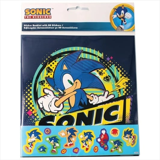 SXO775-40491.jpg GIM ALBUM WITH 50 SONIC STICKERS 775-40491 - Image 1