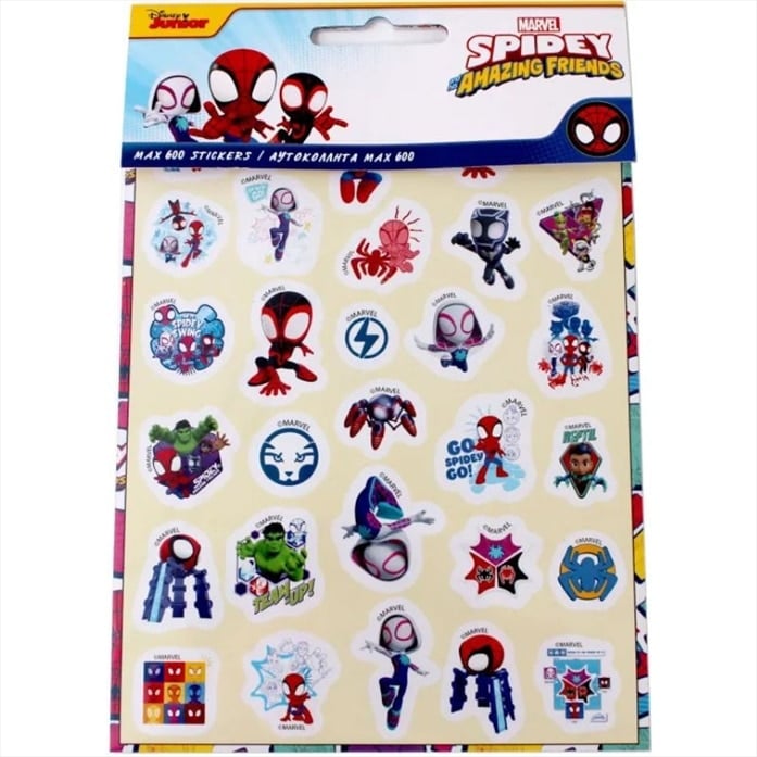 SXO777-50179.jpg GIM MAX 600 STICKERS SPIDEY 777-50179 - Image 1
