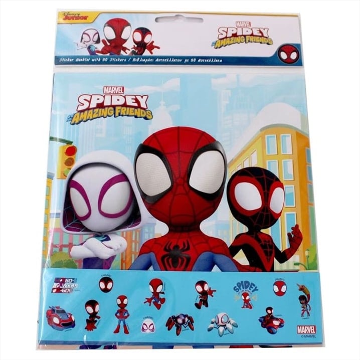 SXO777-50191.jpg GIM ALBUM WITH 50 SPIDEY STICKERS 777-50191 - Image 1