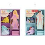HAPPI HOBBI MAGNET WOODEN DOLL 1029-64095
