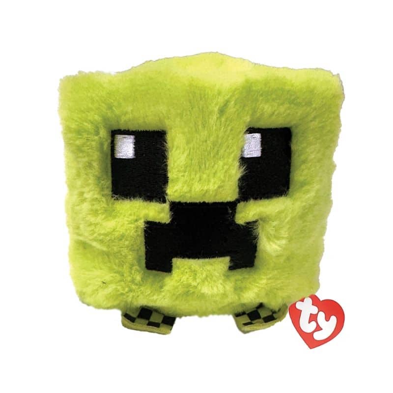 AS1607-83054.jpg TY BEANIE BOUNCERS MINECRAFT CREEPER PLUSH BALL 1607-83054 - Image 1