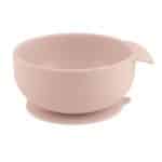 CHICCO SILICONE BOWL WITH SUCTION NATURAL PINK F05-10221-16