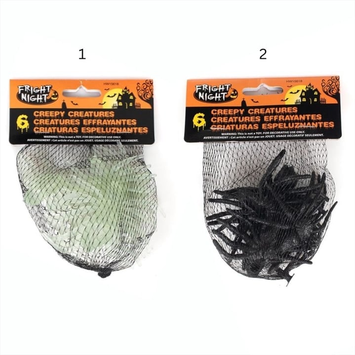 CHR7008.jpg HALLOWEEN SPIDER FIGURES GLOW IN THE DARK 7008 - Image 1
