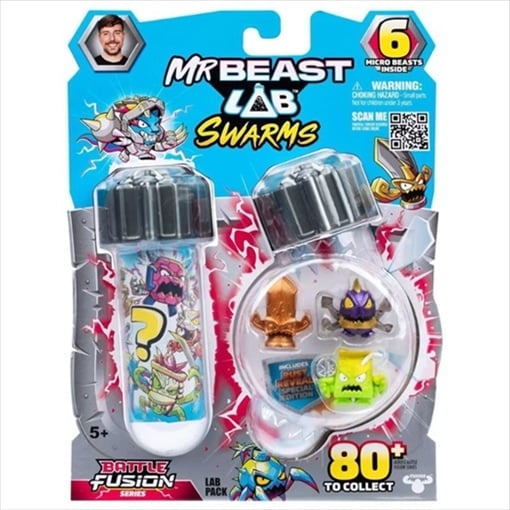 GPHMBE02000.jpg MR BEAST LAB - 6 SURPRISE FIGURES BATTLE FUSION MBE02000 - Image 1