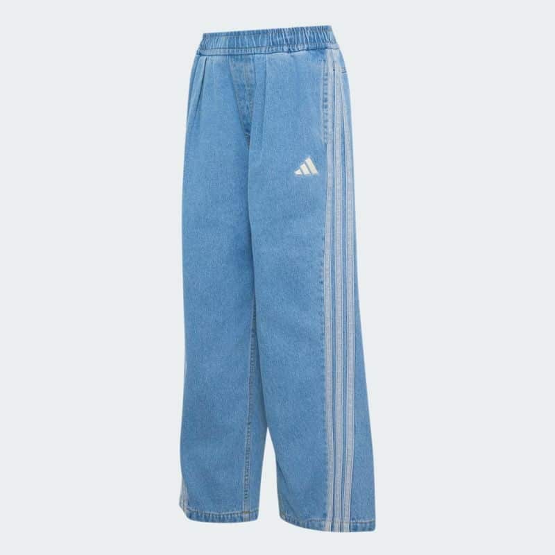 KV0619-BLU.jpg ADIDAS WASHED DENIM LOOSE FIT PANTS KV0619 - Image 1
