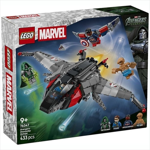 LE76347.jpg LEGO 76347 MARVEL - AVENGERS: DOOMSDAY QUINJET - Image 1