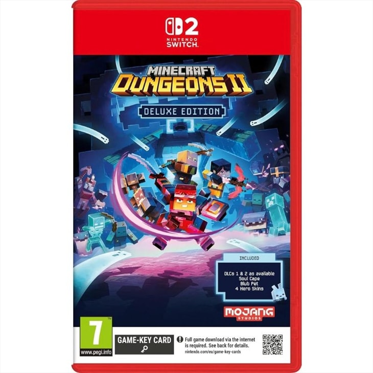 NS2-0076.jpg NS2 GAME - MINECRAFT DUNGEONS II - DELUXE EDITION GAME KEY CART - Image 1