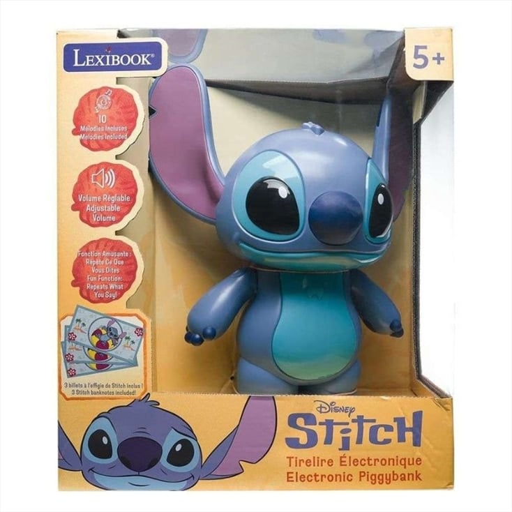 RFJG140D.jpg LEXIBOOK DISNEY STITCH ELECTRONIC PIGGYBANK JG140D - Image 1